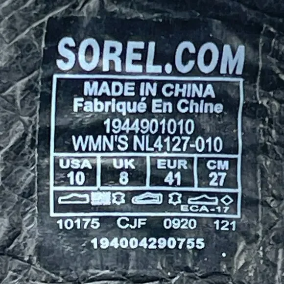 Sorel Joanie II Sandals Womens Size 10 Slingback Leather Platform Casual Shoes - Picture 8 of 8